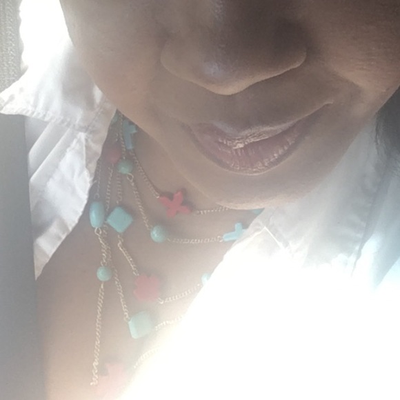 5 Layer Turquoise Necklace - Picture 3 of 4